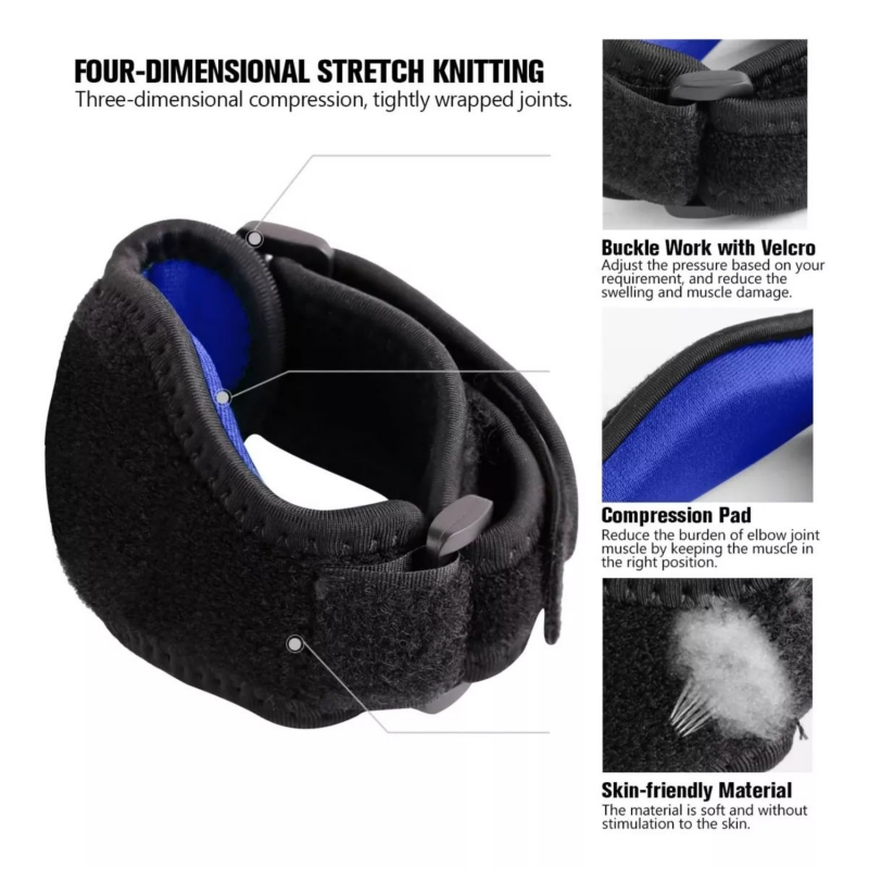 Foto 2 | Paquete De 2 Soportes De Codo Para Epicondilitis Y Tendinitis - Venta Internacional.