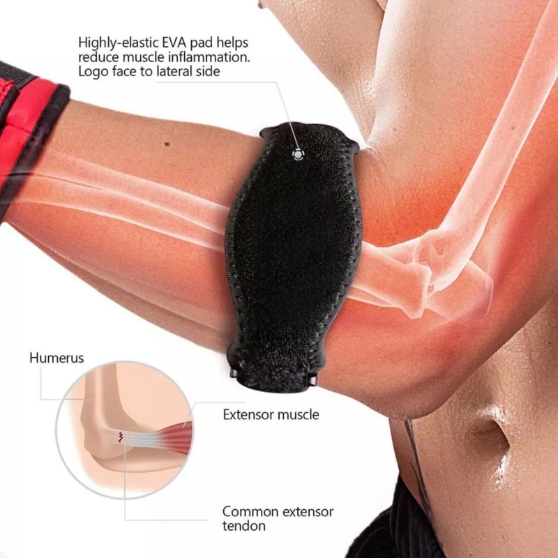 Foto 6 pulgar | Paquete De 2 Soportes De Codo Para Epicondilitis Y Tendinitis - Venta Internacional.