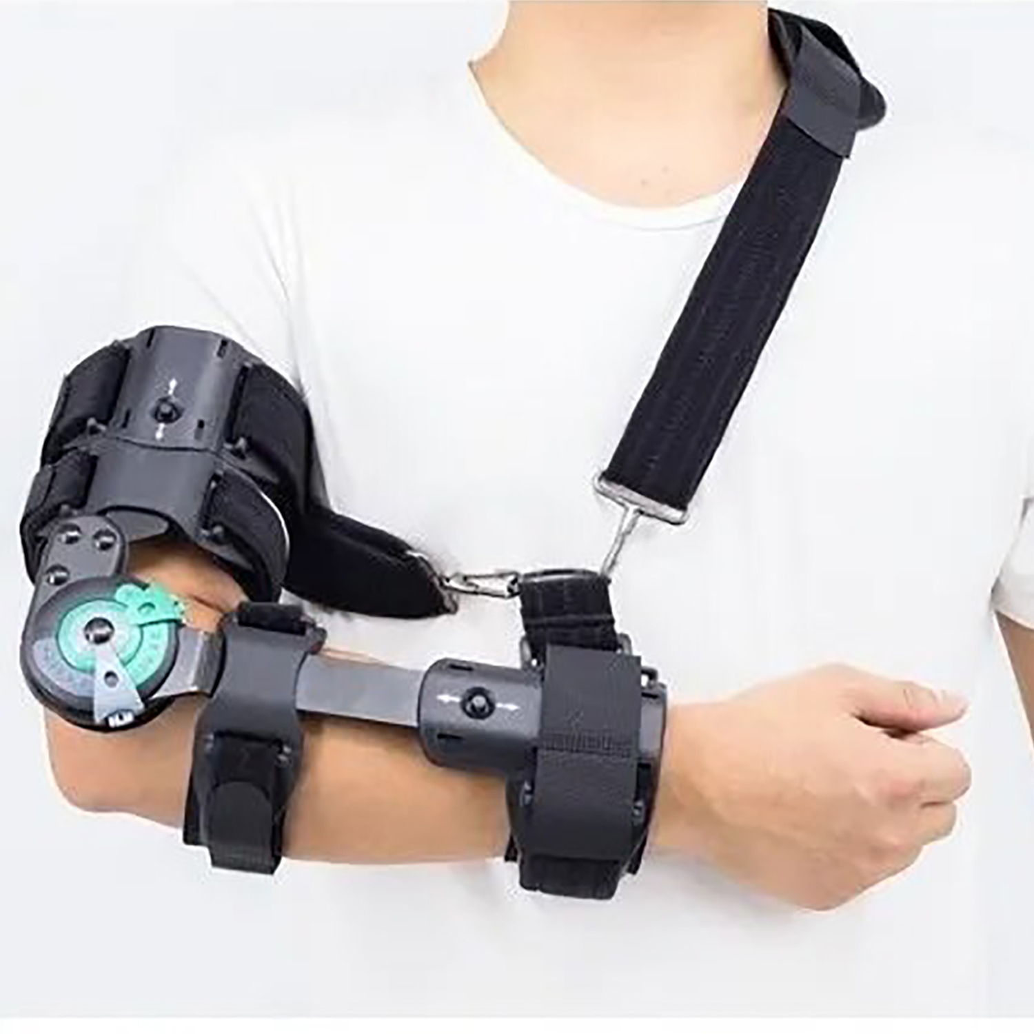 Foto 7 pulgar | Férula Mecánica Para Codo Estroboscópica Post Operatoria Con Reloj Graduador Para Flexión Y Extensión (talla
