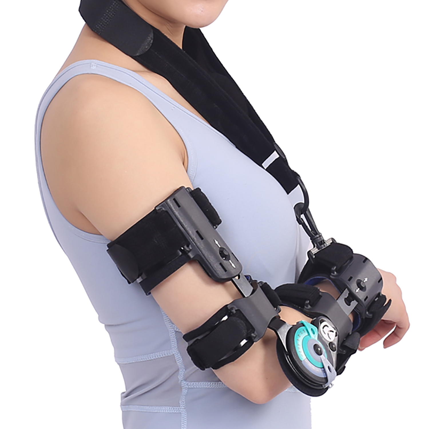 Foto 9 pulgar | Férula Mecánica Para Codo Estroboscópica Post Operatoria Con Reloj Graduador Para Flexión Y Extensión (talla