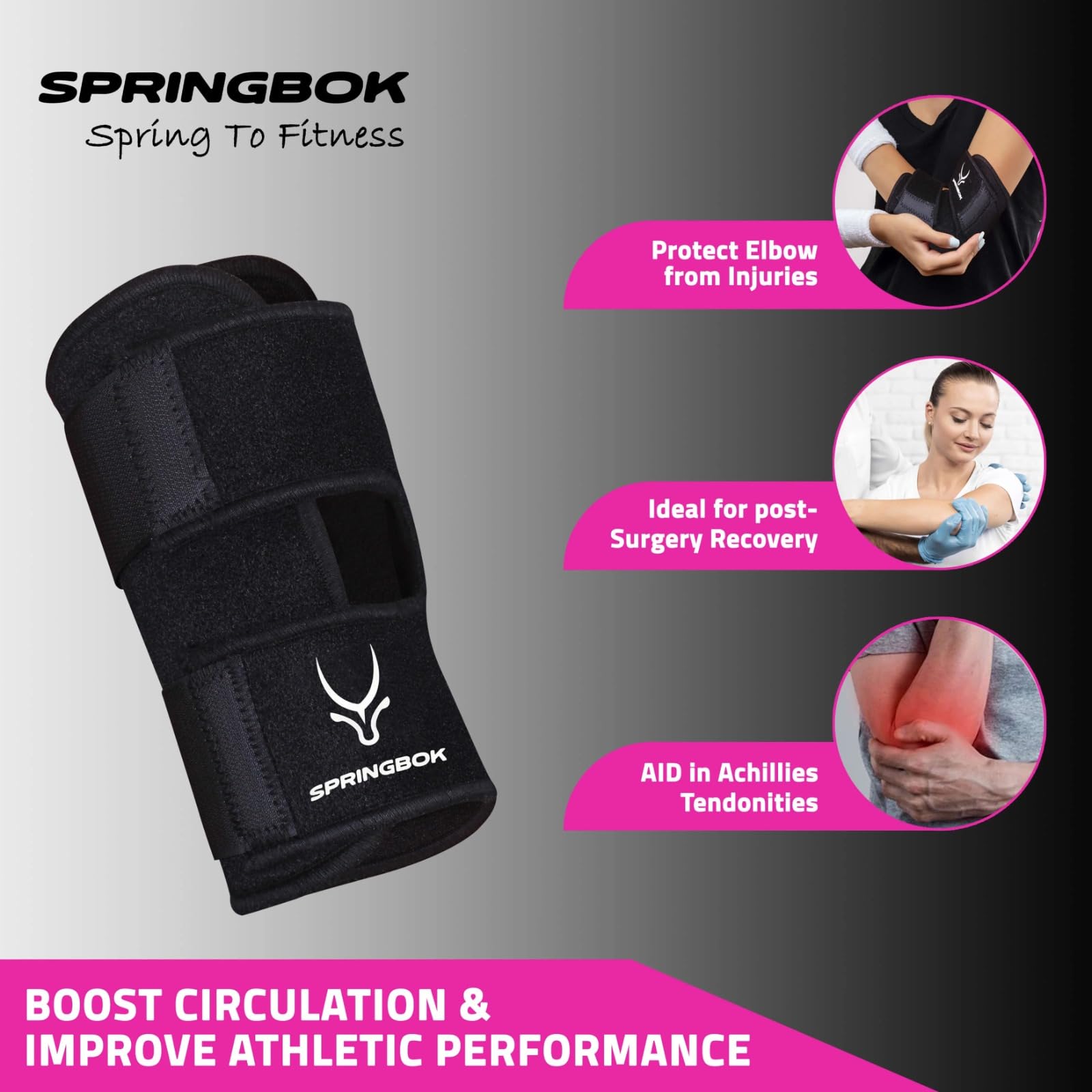 Foto 3 pulgar | Springbok Envuelto En Codos Para Protección Contra Lesiones, Recuperación, Etc. - Venta Internacional.