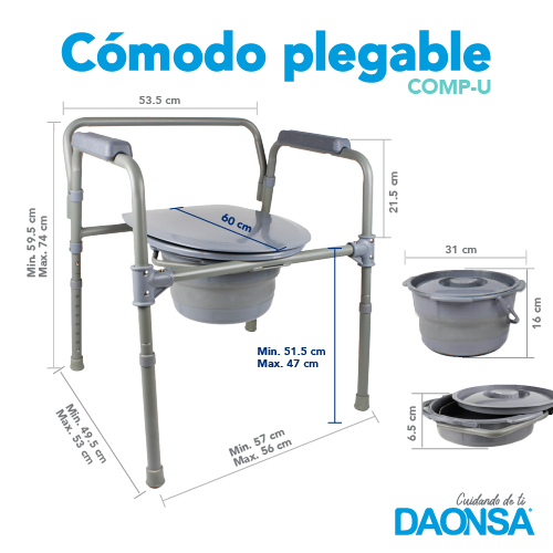 Foto 4 pulgar | Cómodo Plegable Daonsa