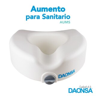 Foto 2 | Aumento para Sanitario sin Agarraderas Daonsa Aums Blanco