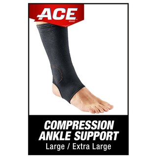 Foto 2 | Tobillera de Compresión ACE Negro L/ XL - Venta Internacional