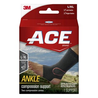Foto 4 | Tobillera de Compresión ACE Negro L/ XL - Venta Internacional