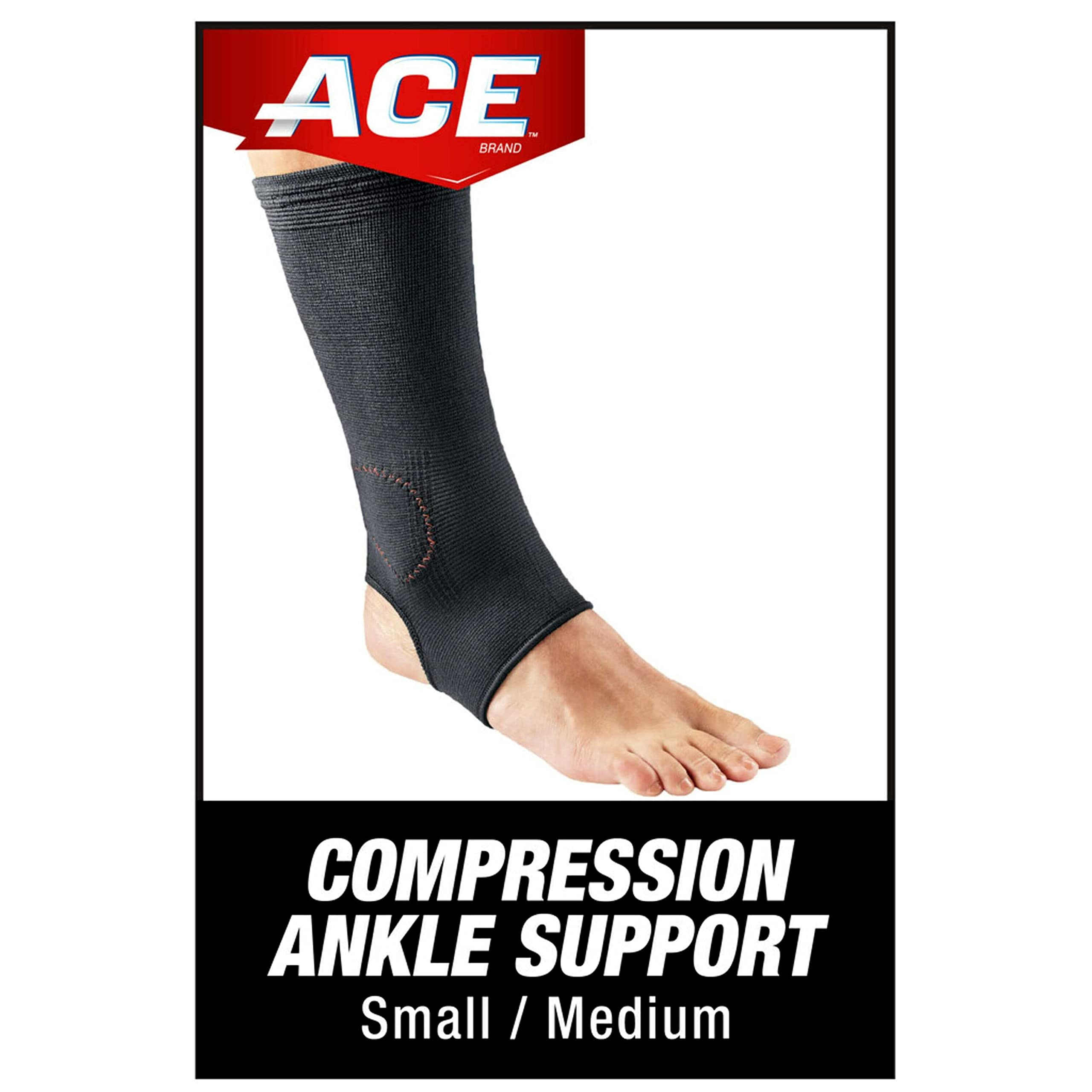 Foto 2 | Soporte Para Tobillo Ace Brand Compression, Tamaño Pequeño/mediano, Negro - Venta Internacional.
