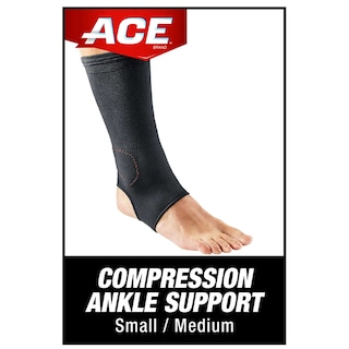 Foto 2 | Soporte Para Tobillo Ace Brand Compression, Tamaño Pequeño/mediano, Negro - Venta Internacional.