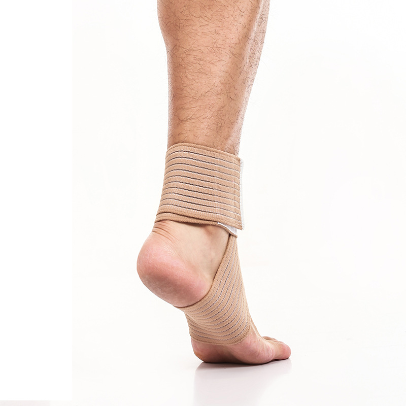Foto 3 pulgar | Tobillera Deportiva Elástica En Banda Color Beige Talla Universal