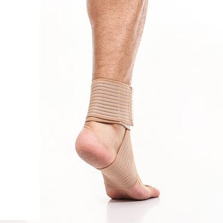 Foto 2 | Tobillera Deportiva Elástica En Banda Color Beige Talla Universal