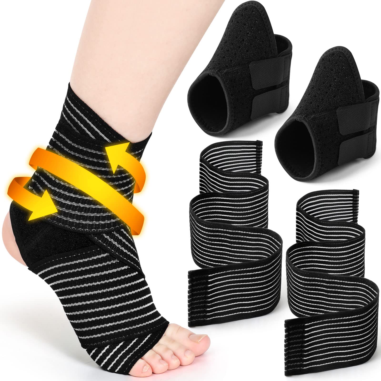Foto 2 pulgar | Tobillera Junkin Para Niños Con Soporte De Tobillo Con Manga De Compresión - Venta Internacional.