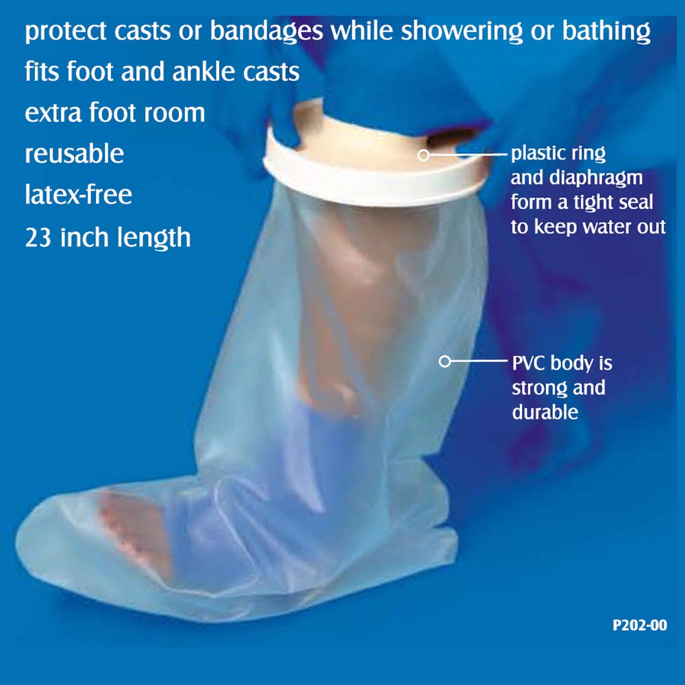 Foto 5 pulgar | Protector Fundido Para Piernas De Ducha Carex  Impermeable  23 Cm - Venta Internacional.