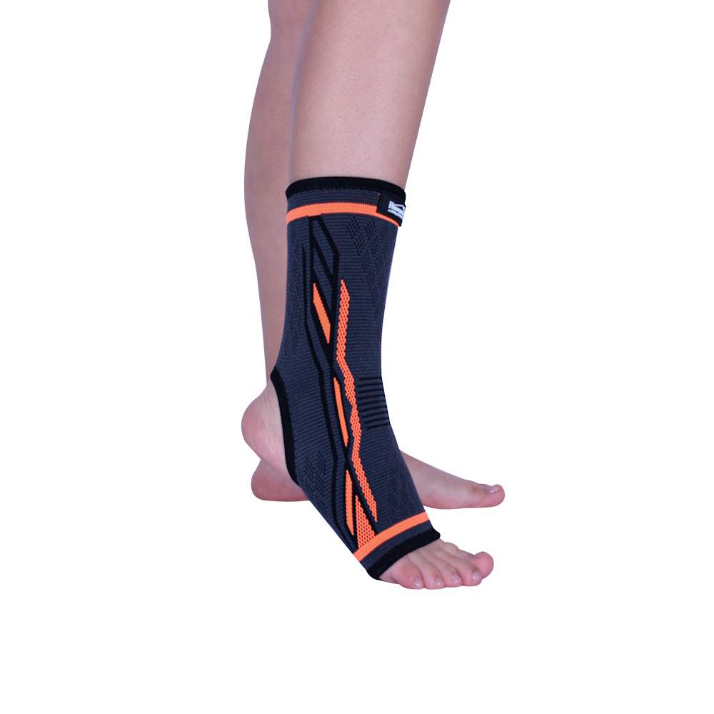 Foto 2 pulgar | Tobillera Abierta Naranja Transpirable Tejido 3d Elástica Homecare