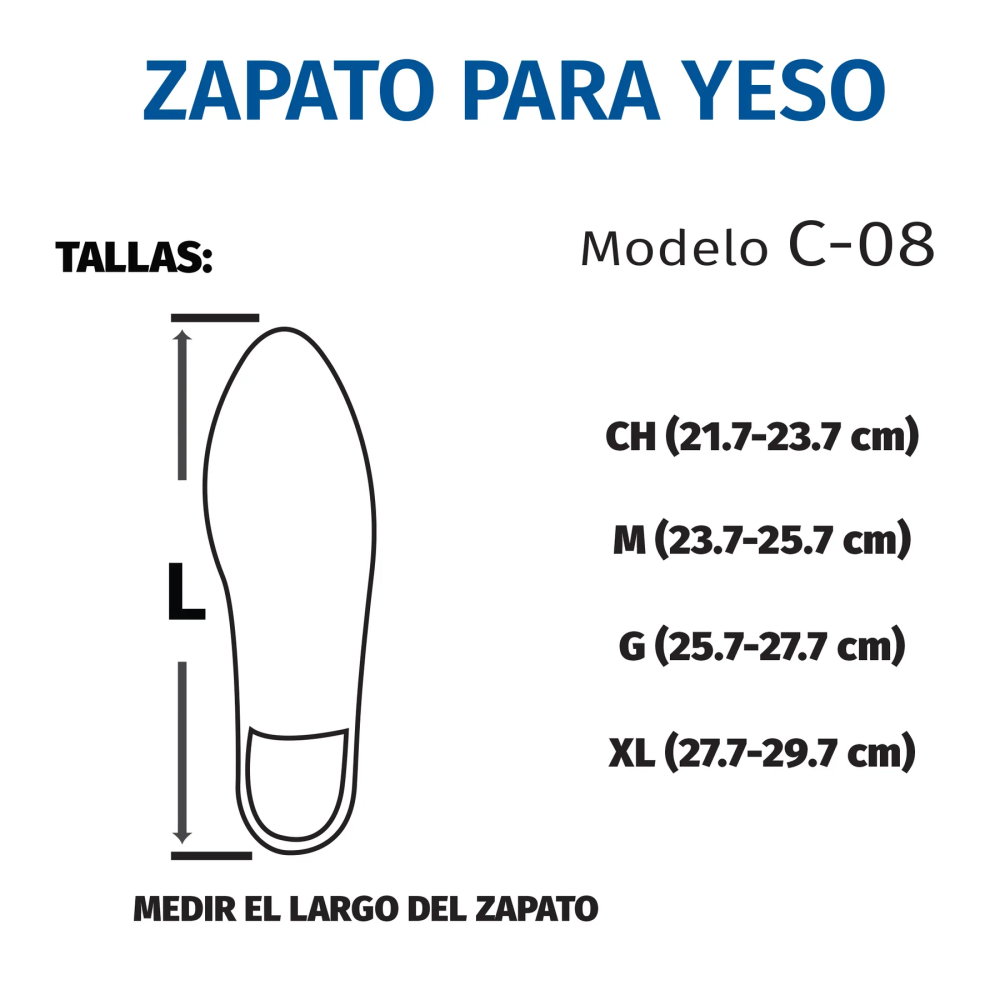 Foto 7 pulgar | Bota para Protección Yeso Tynor C08