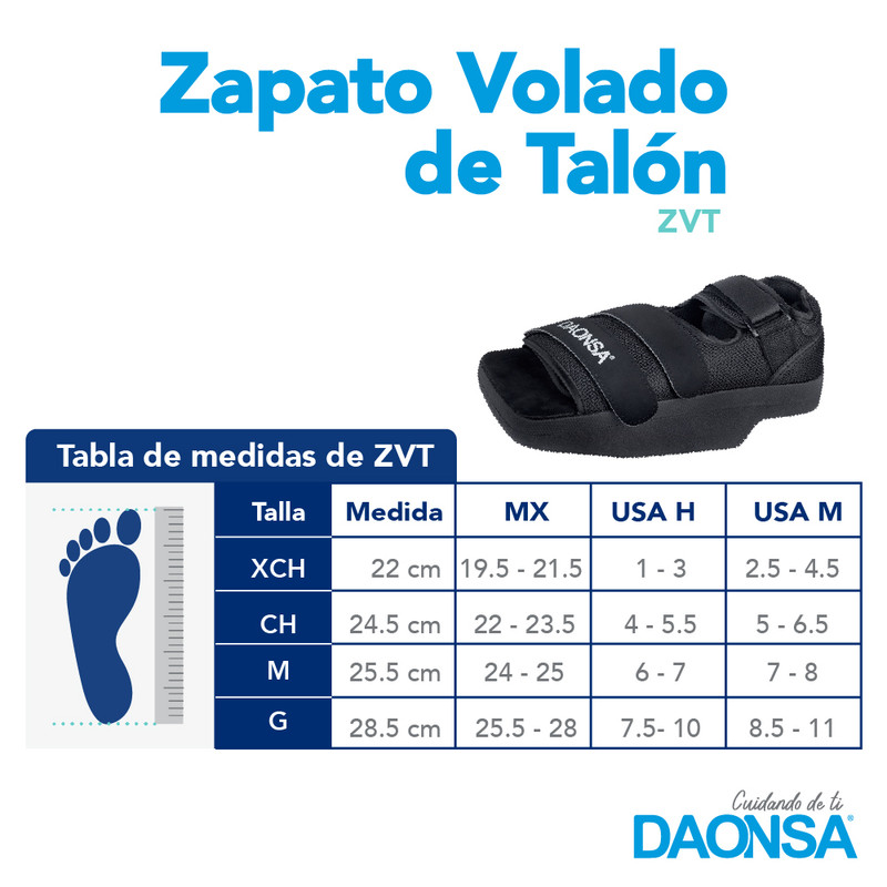 Foto 5 pulgar | Zapato Ortopédico Inmovilizador Daonsa Volado de Talón