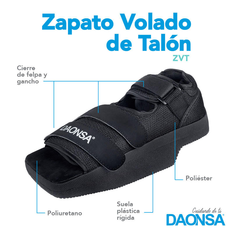 Foto 6 pulgar | Zapato Ortopédico Inmovilizador Daonsa Volado de Talón