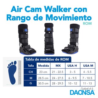 Foto 4 | Air Cam Walker con Rango de Movimiento Alto Daonsa