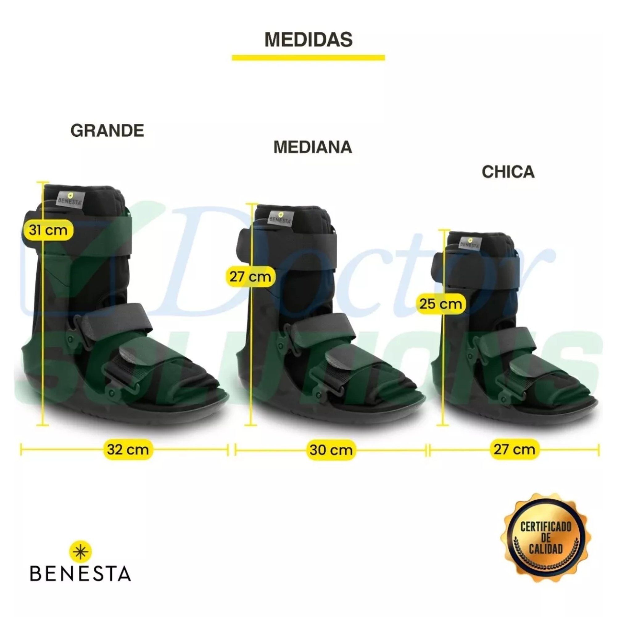 Foto 4 | Benesta - Bota Walker Corta De 11¨ Para Tobillo