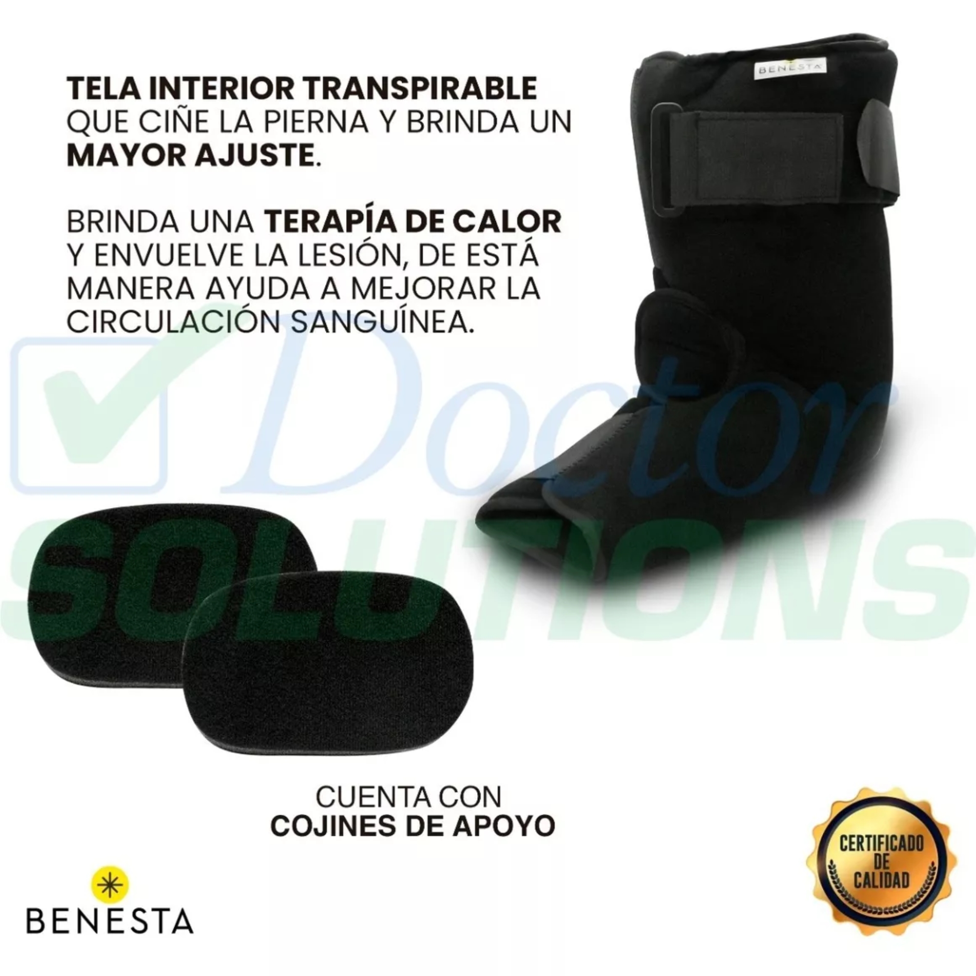 Foto 8 | Benesta - Bota Walker Corta De 11¨ Para Tobillo