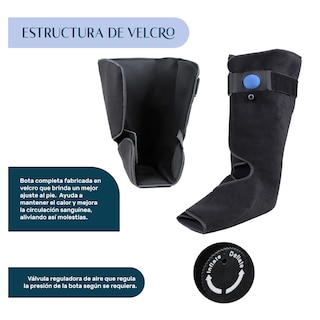 Foto 3 | Bota Neumática Ortopédica Nanofort Férula Walker Larga Inmovilizador Grande