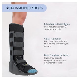 Foto 2 | Bota Ortopédica Nanofort Larga Inmovilizador Tobillo Grande