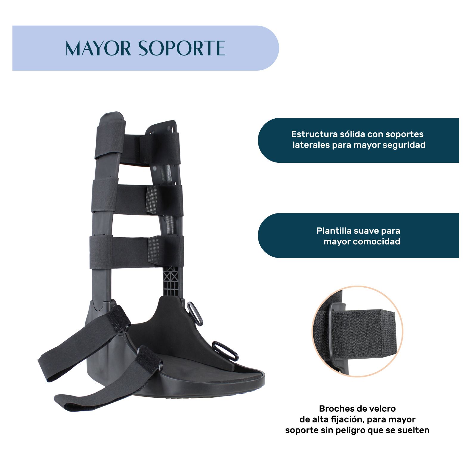 Foto 4 pulgar | Bota Neumática Ortopédica Nanofort Férula Walker Larga Inmovilizador Mediana