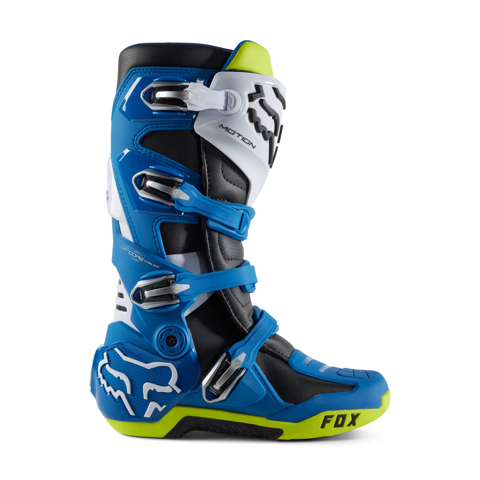 Foto 3 pulgar | Botas De Motocross Fox Racing Motion Azul/amarillo Talla 6 - Venta Internacional.