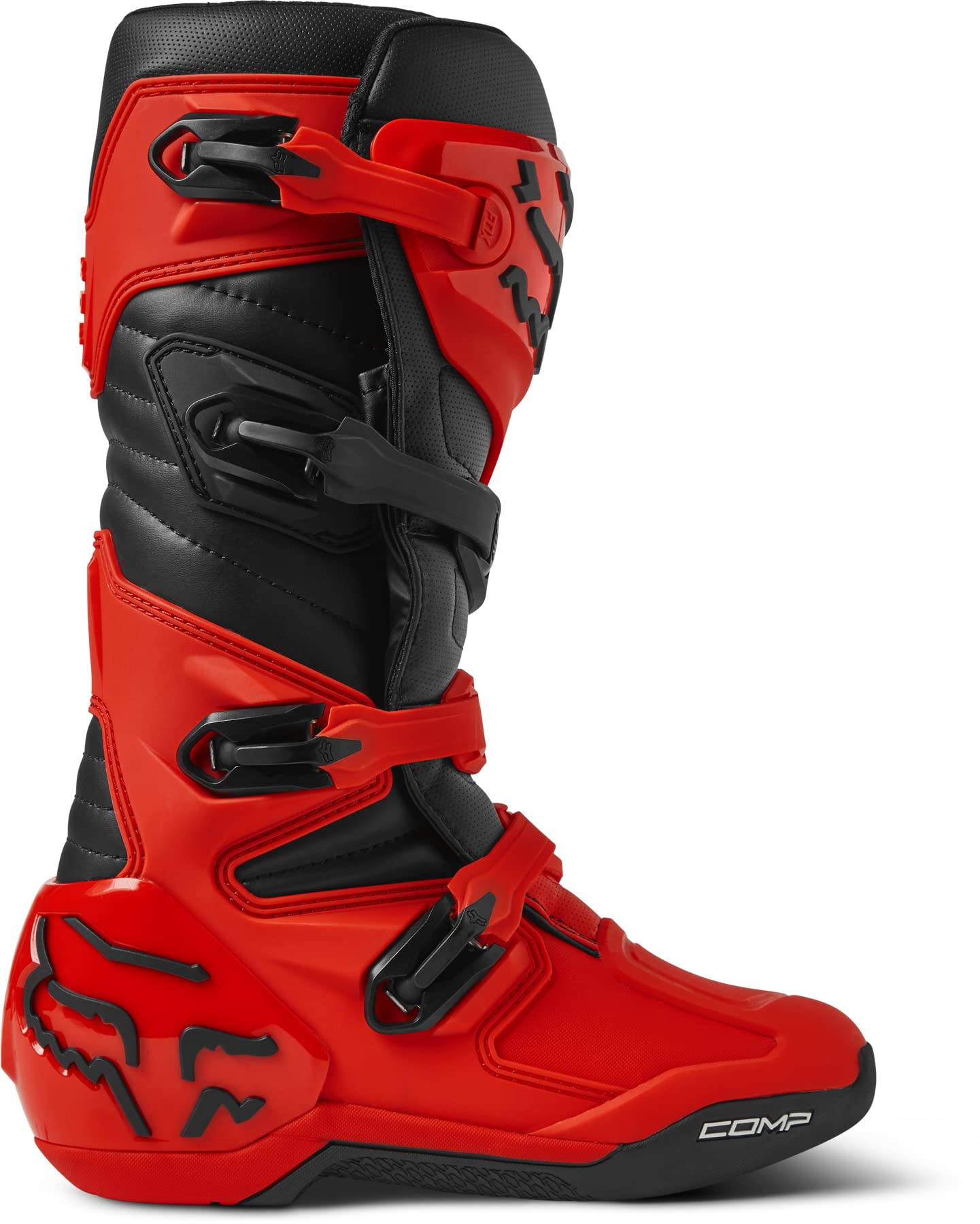 Foto 3 pulgar | Botas De Motocross Fox Racing Comp Flo Rojas Talla 13 - Venta Internacional.