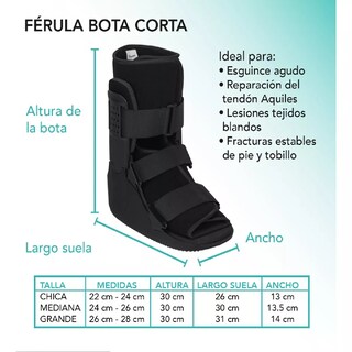 Foto 2 | Férula Bota Corta Shtark Walker Grande