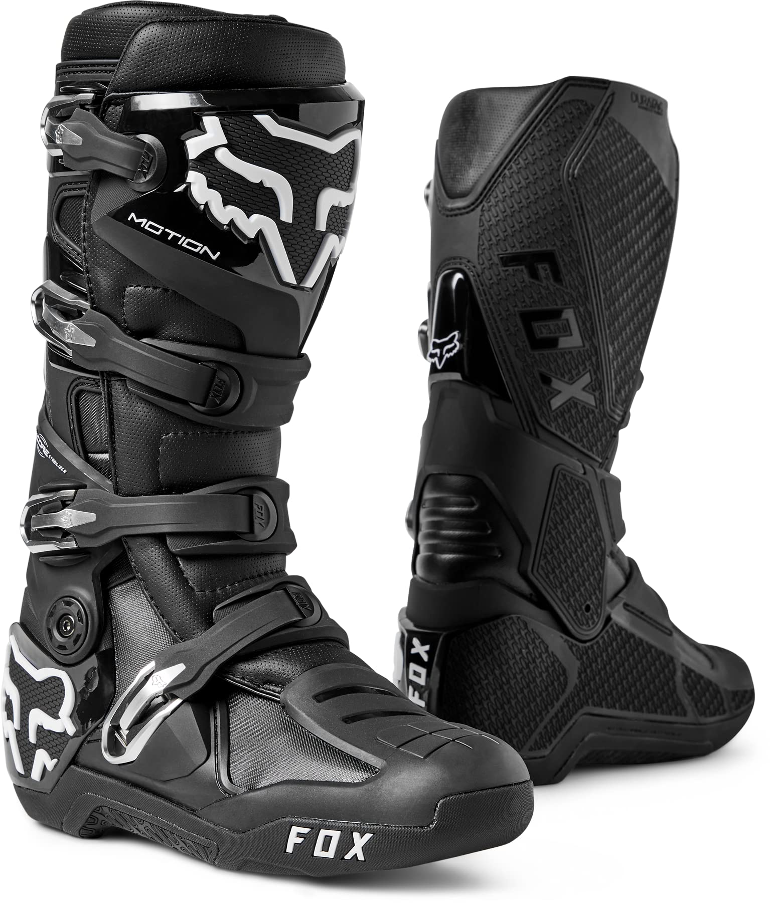 Foto 2 pulgar | Botas De Motocross Fox Racing Motion Negras Talla 10 - Venta Internacional.
