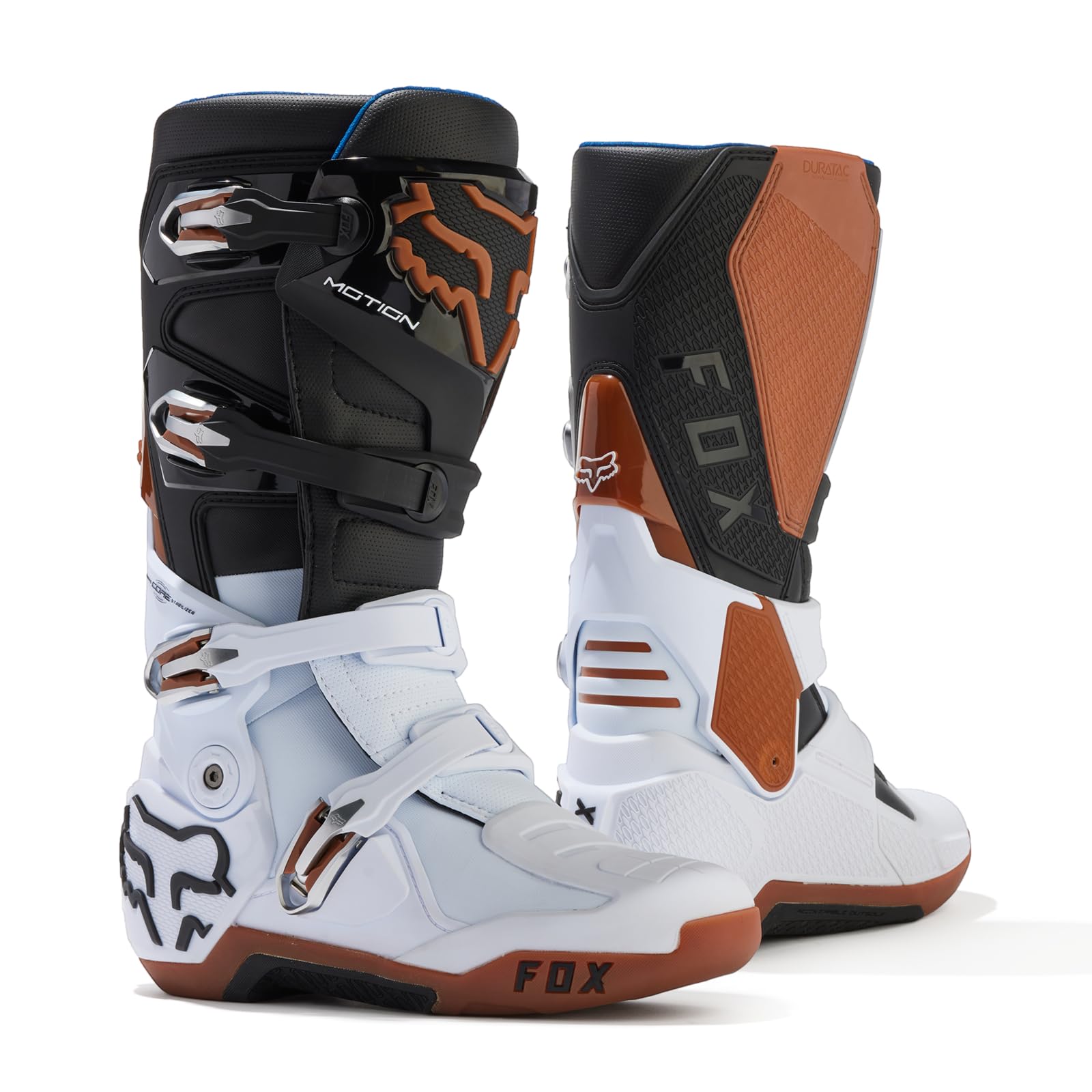 Foto 1 | Botas De Motocross Fox Racing Motion Negro/blanco/chicle Talla 6 - Venta Internacional.