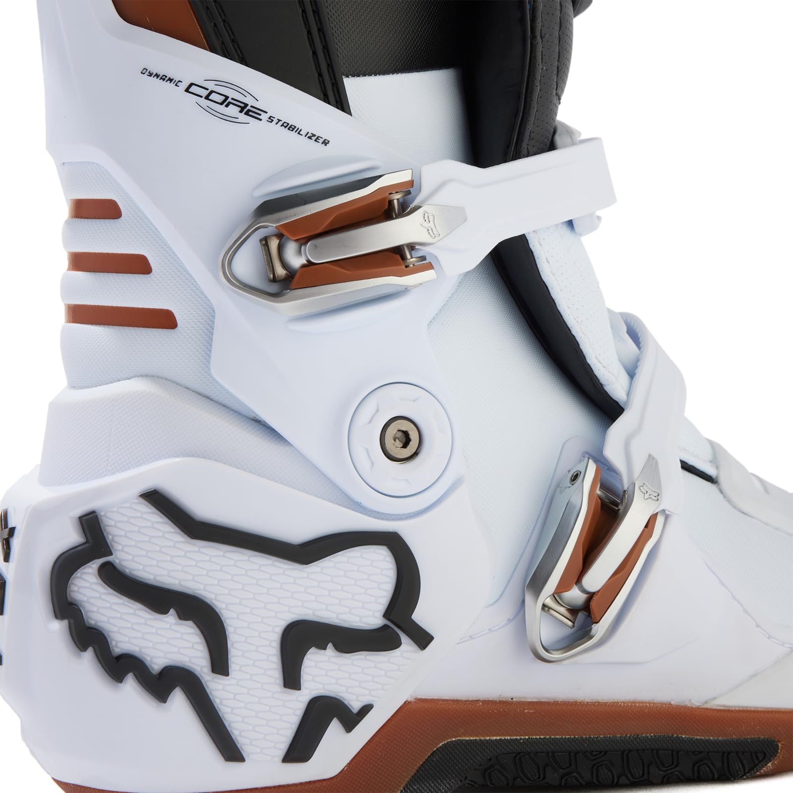 Foto 6 | Botas De Motocross Fox Racing Motion Negro/blanco/chicle Talla 6 - Venta Internacional.