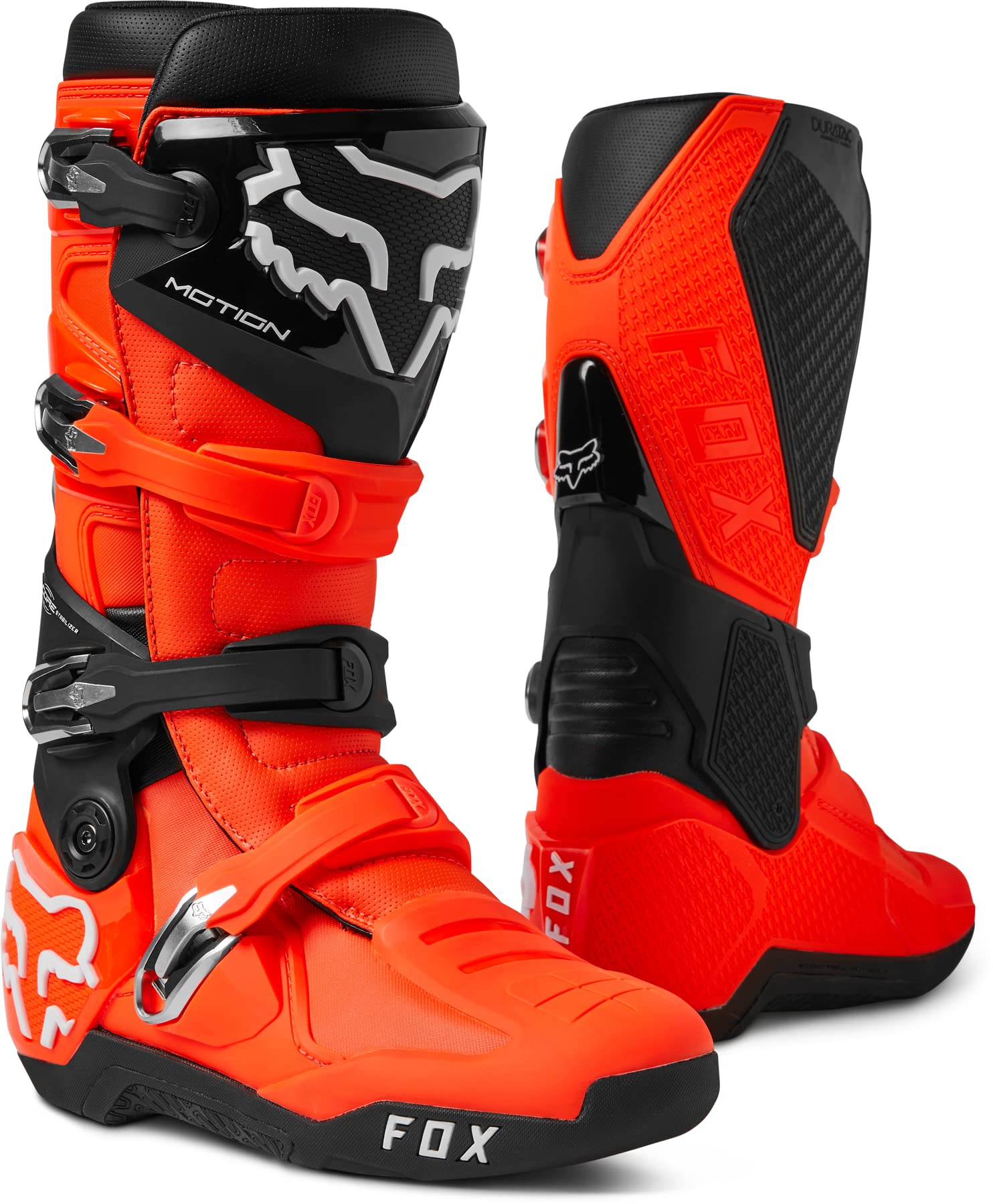 Foto 1 | Botas De Motocross Fox Racing Motion Flo, Color Naranja, Talla 11.5 - Venta Internacional.