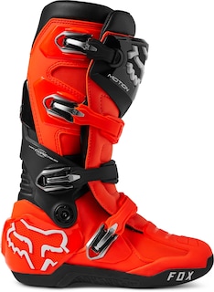 Foto 2 | Botas De Motocross Fox Racing Motion Flo, Color Naranja, Talla 11.5 - Venta Internacional.