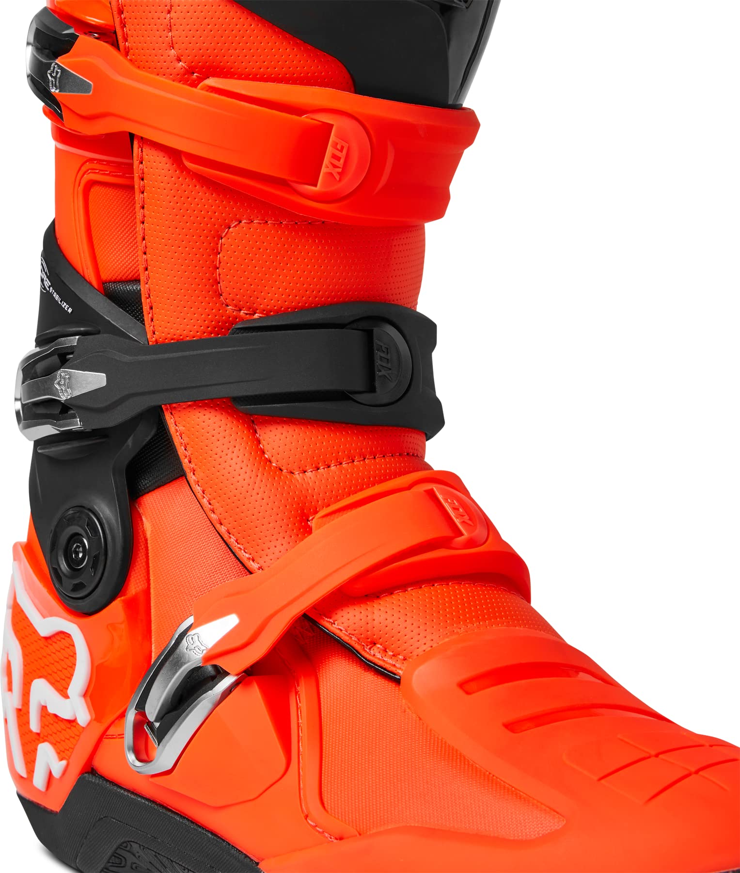 Foto 6 | Botas De Motocross Fox Racing Motion Flo, Color Naranja, Talla 11.5 - Venta Internacional.