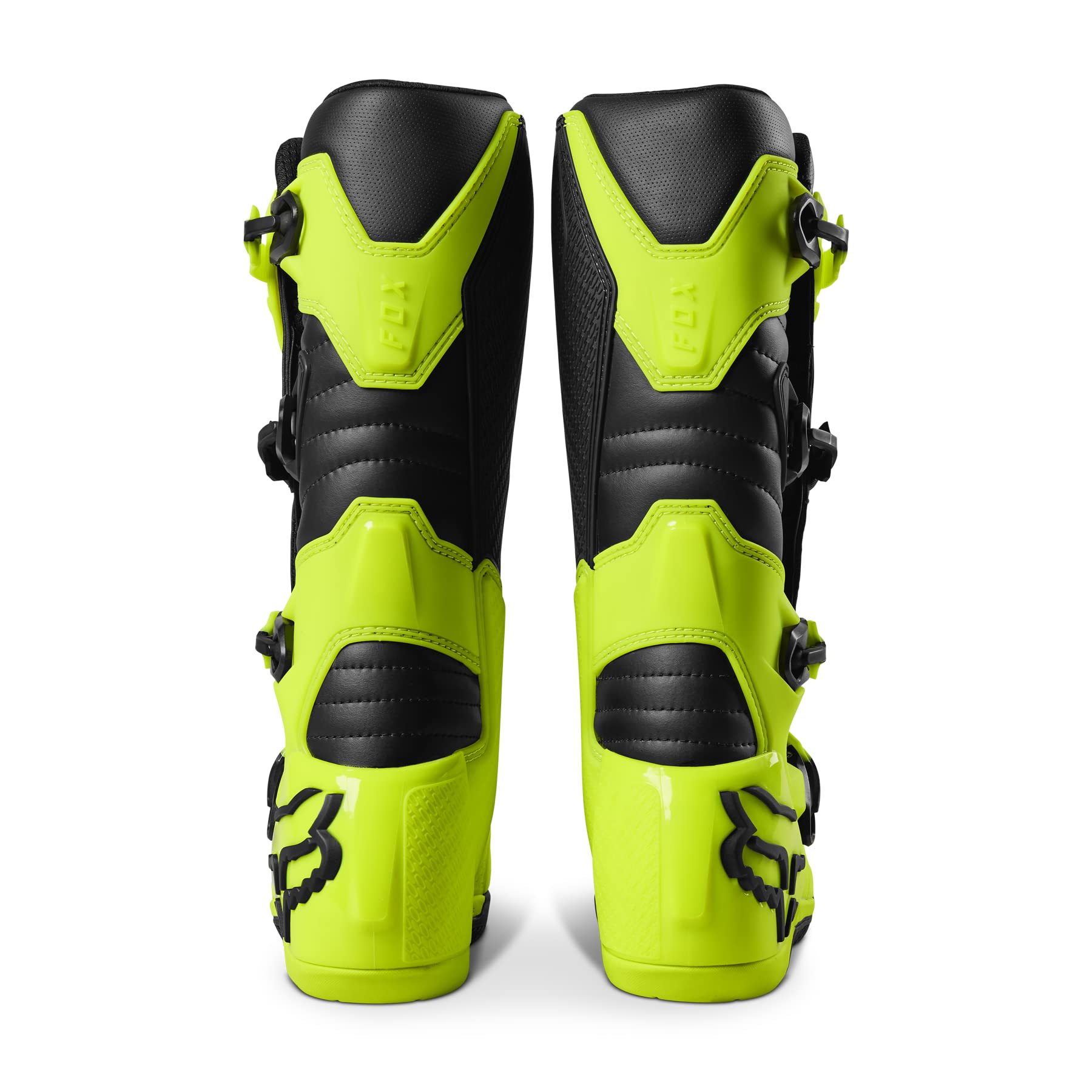 Foto 2 | Botas De Motocross Fox Racing Comp Flo Amarillas Talla 12 - Venta Internacional.