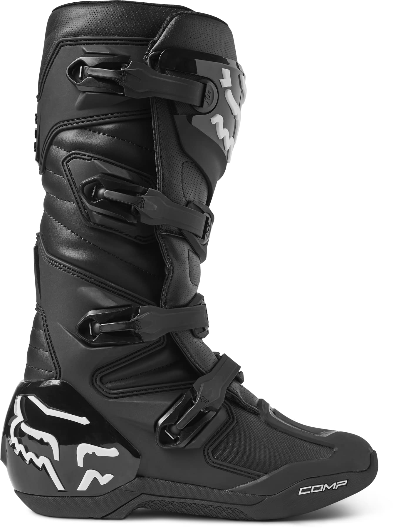 Foto 3 | Botas De Motocross Fox Racing Comp Negras Talla 12 - Venta Internacional.