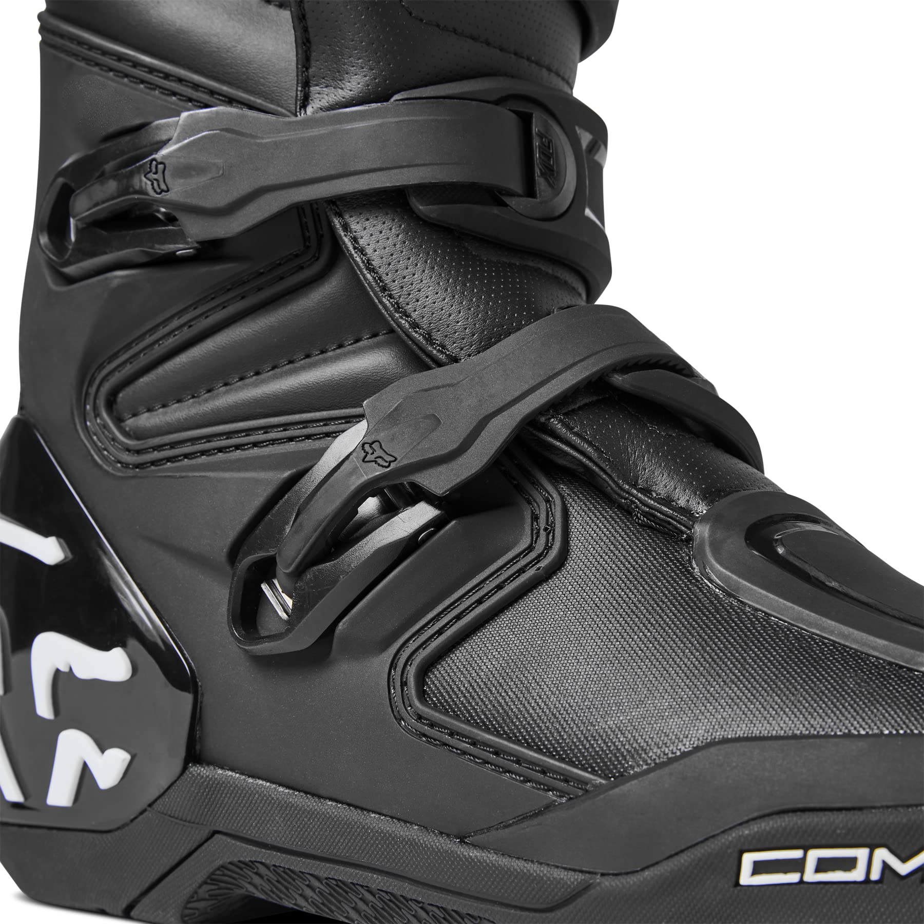 Foto 7 | Botas De Motocross Fox Racing Comp Negras Talla 12 - Venta Internacional.