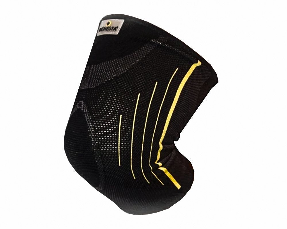 Rodillera Elástica Benesta 1132 Deportiva Talla Mediana color Negro