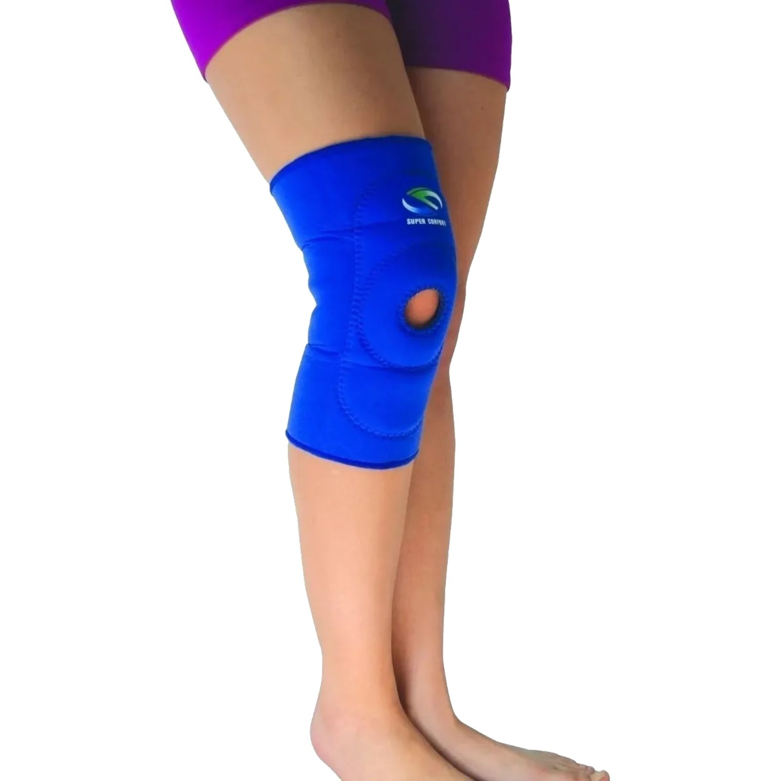 Rodillera de Neopreno Ortopédica Super Confort  Kn-012c Chica color Azul