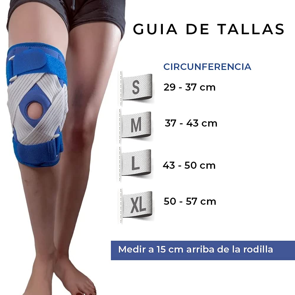 Foto 4 pulgar | Rodillera Para Ligamento Cruzado Abierta Grande