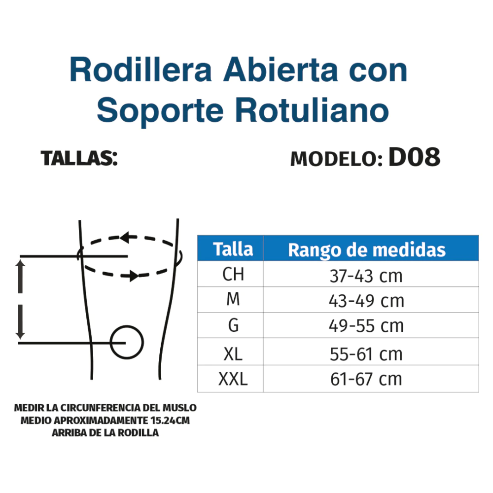 Foto 5 | Rodillera Mecánica Tynor D08 color Gris Abierta con Soporte Rotuliano