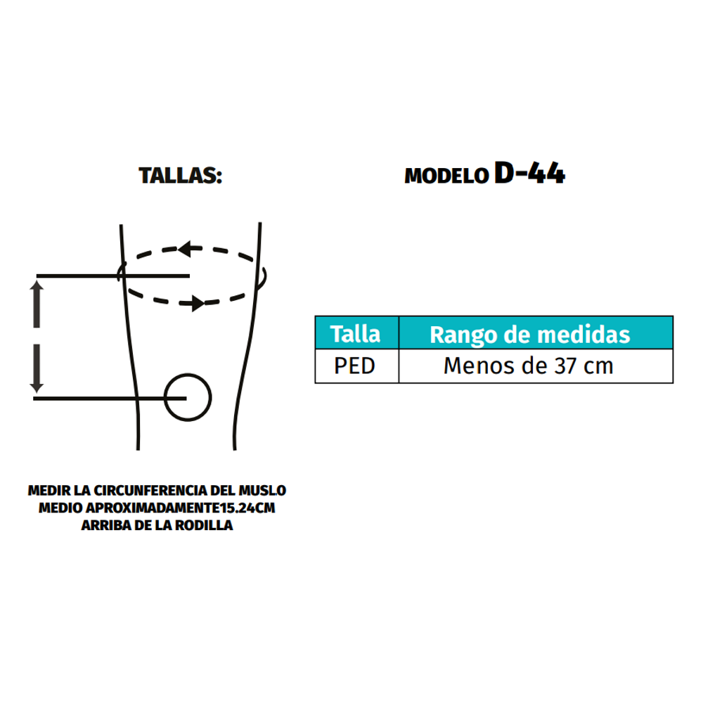 Foto 2 | Rodillera Pediátrica Tynor D44 color Gris Tripanel Inmovilizador