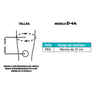 Foto 2 | Rodillera Pediátrica Tynor D44 color Gris Tripanel Inmovilizador