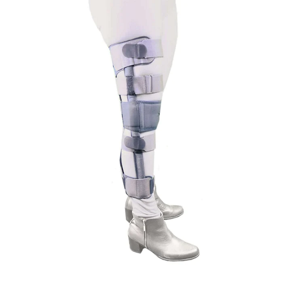Foto 4 pulgar | Rodillera Ajustable Tynor D42 color Gris Tripanel Universal Ortopédica