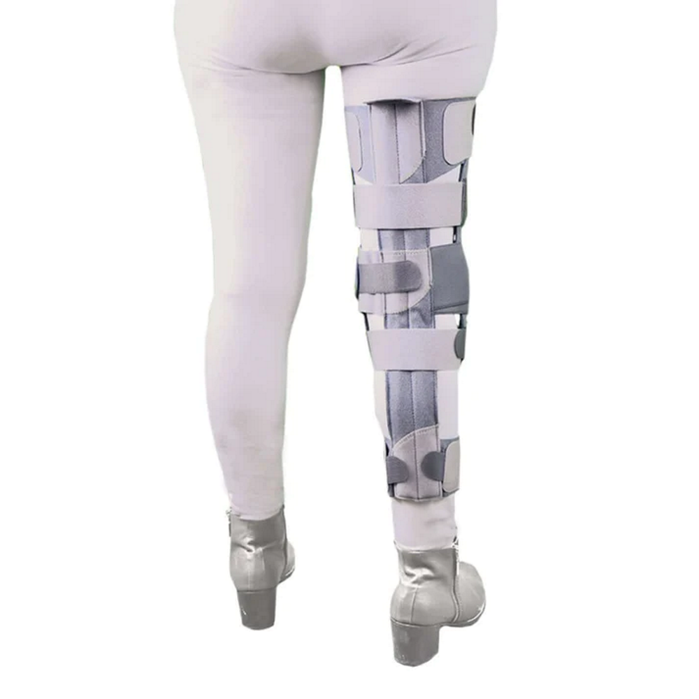 Foto 5 pulgar | Rodillera Ajustable Tynor D42 color Gris Tripanel Universal Ortopédica
