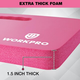 Foto 3 | Almohadilla Para Arrodillarse Workpro, Espuma Suave Extragruesa De 44 X 28 X 4 Cm, Color Rosa - Venta Internacional.