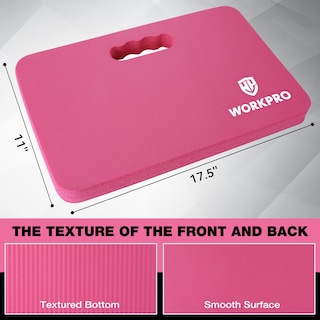 Foto 4 | Almohadilla Para Arrodillarse Workpro, Espuma Suave Extragruesa De 44 X 28 X 4 Cm, Color Rosa - Venta Internacional.