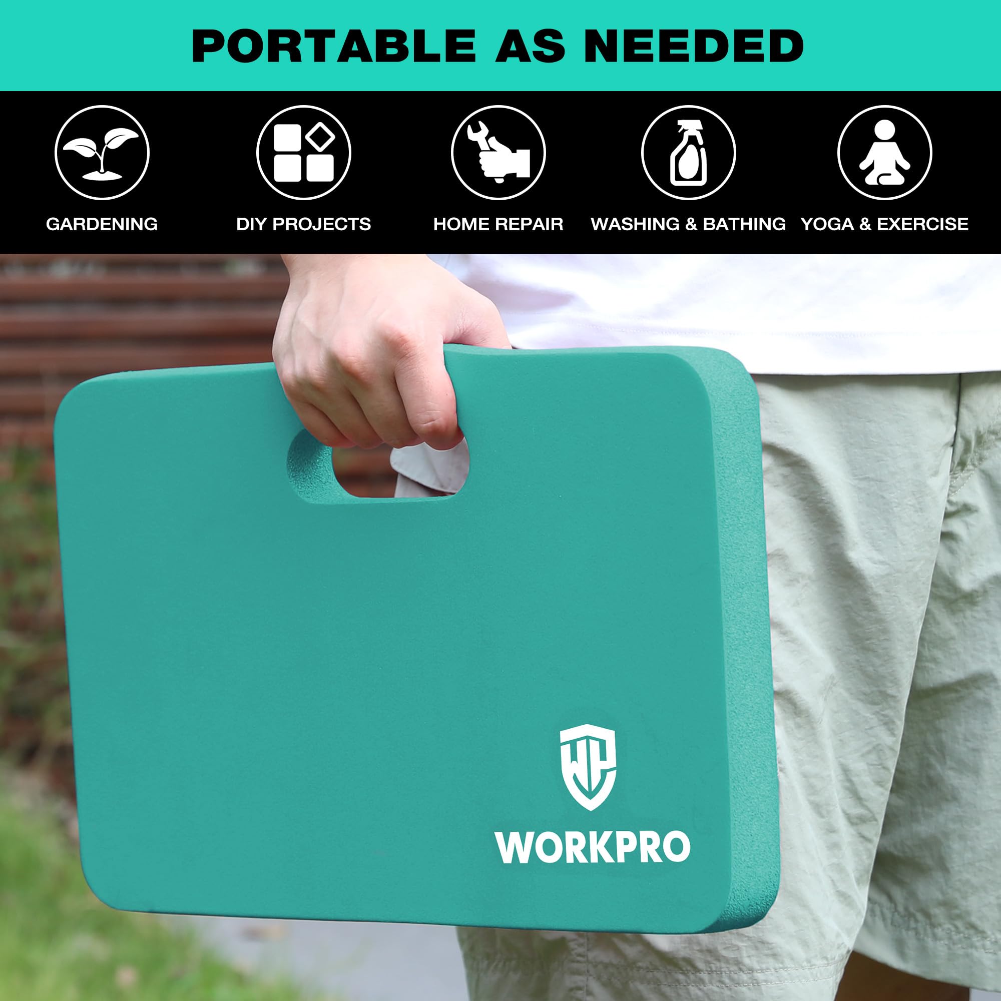 Foto 8 pulgar | Almohadilla Para Arrodillarse Workpro, Espuma Suave Extragruesa De 44,45 X 27,94 X 3,81 Cm - Venta Internacional.
