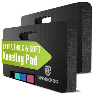 Foto 1 | Almohadilla Para Rodillas Workpro, Extra Gruesa, 2 Unidades, Color Negro, 44,5 X 28 X 3,8 Cm - Venta Internacional.
