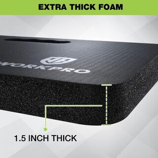 Foto 3 | Almohadilla Para Rodillas Workpro, Extra Gruesa, 2 Unidades, Color Negro, 44,5 X 28 X 3,8 Cm - Venta Internacional.
